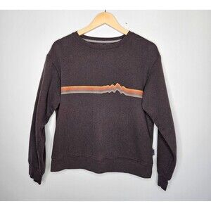 PATAGONIA Uprisal Crew Sweatshirt Women's M Basalt Brown Ridge Rise Pullover